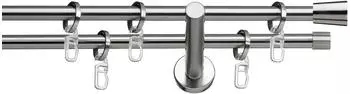 Indeko Granada 12mm 2-läufig silberfarben 240cm