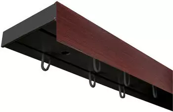 SN Deco SH mit Blende 2-läufig 510cm schwarz-mahagoni