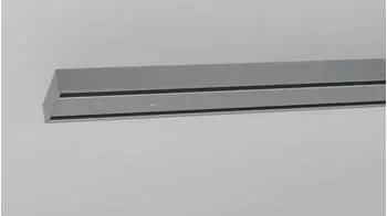 Indeko Objektschiene 2-l&auml;ufig 200cm silber