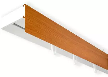 SN Deco SH (1) mit Blende 5cm 1-läufig 360cm weiß-kirschholz