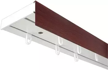 SN Deco SH (1) mit Blende 5cm 2-läufig 480cm weiß-mahagoni