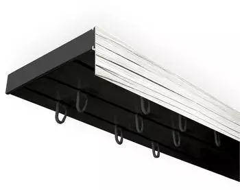 SN Deco SH (1) mit Blende 5cm 3-läufig 150cm schwarz-esche