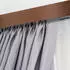 SN Deco SH mit Blende 2-läufig 120cm schwarz-walnuss