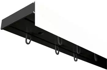 SN Deco SH mit Blende 2-l&auml;ufig 400cm schwarz-wei&szlig;