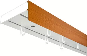 SN Deco SH mit Blende 2-läufig 510cm weiß-kirschholz