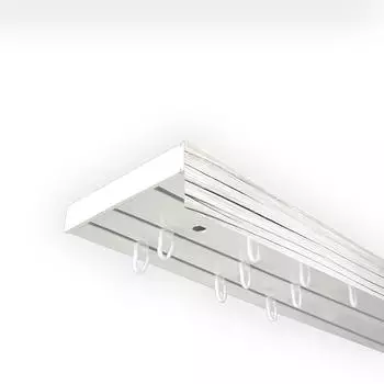 SN Deco SH mit Blende 3-läufig 360cm weiß-esche