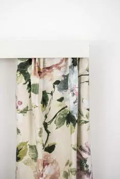 Garesa Kunststoffschiene mit Blende 1-l&auml;ufig 140cm Wand wei&szlig;