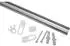 Gardinia Aluminiumschiene 1-läufig 150cm