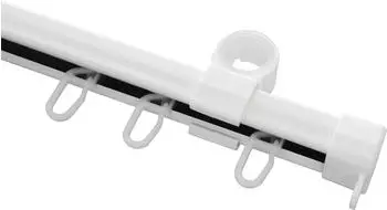 Gardinia U-Schiene 1-l&auml;ufig 110cm wei&szlig;