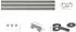 Garesa SMART 2-läufig 330cm Decke aluminium