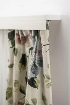 Garesa Kunststoffschiene mit Blende 2-l&auml;ufig 460cm Wand