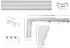 Garesa SMART 2-läufig 190cm Wand weiß