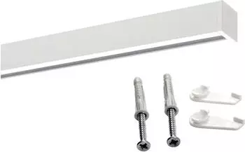 Deco-Raum Square eckig flach 240cm wei&szlig;