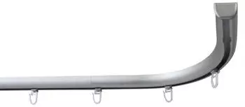 Garesa 400 1-l&auml;ufig 410cm Bogen aluminium-natur