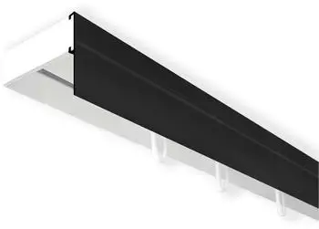 SN Deco SH (1) mit Blende 5cm 1-l&auml;ufig 180cm wei&szlig;-schwarz