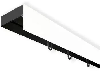 SN Deco SH mit Blende 1-l&auml;ufig 600cm schwarz-wei&szlig;