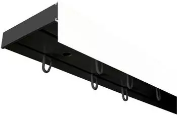 SN Deco SH (1) mit Blende 5cm 2-l&auml;ufig 120cm schwarz-wei&szlig;