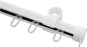 Gardinia U-Schiene 1-l&auml;ufig 150cm wei&szlig;