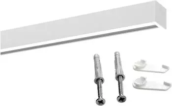 Deco-Raum Square eckig flach 600cm wei&szlig;