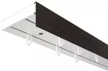 SN Deco SH mit Blende 2-läufig 510cm weiß-wenge