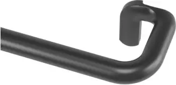 Umbra Twilight Vorhangstange Einzeln, Schwarz (1020559-038)