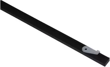 Gardinia Lucy 1-l&auml;ufig 160cm schwarz-matt