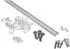 Gardinia Aluminiumschiene 1-läufig 120cm