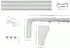 Garesa SMART 2-läufig 240cm Wand weiß