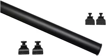 Gardinia Atlanta 3-l&auml;ufig 60cm schwarz-matt