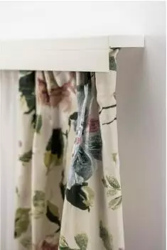 Garesa Kunststoffschiene mit Blende 2-l&auml;ufig 350cm Wand