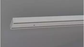 Indeko Objektschiene 2-l&auml;ufig 350cm wei&szlig;