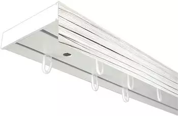 SN Deco SH (1) mit Blende 5cm 2-läufig 120cm weiß-esche