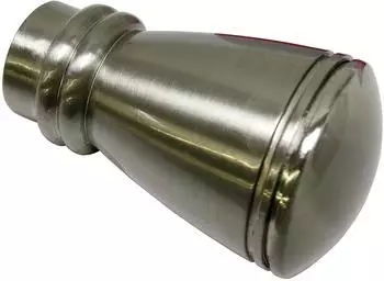 Gardinia Endst&uuml;ck Siro f&uuml;r Chicago edelstahl-optik &Oslash; 20 mm 2 Stk.