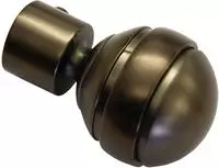 GARDINIA Gardinenstangen-Endst&uuml;ck "Kugel" Serie Einzelprogramm Chicago &Oslash; 20 mm