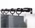 Deco-Raum Gardinenstangen Set Ausziehbar 1-Lauf Kappe Flexa Ø 16/19 mm 70-120cm Schwarz