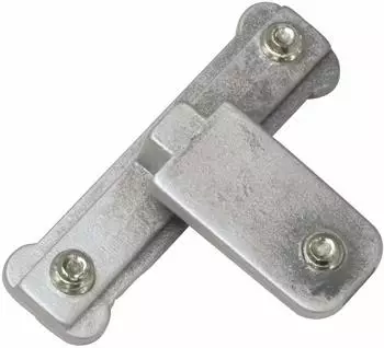 Gardinia Kreuz Adapter für Universalträger edelstahl-optik 2 Stk.