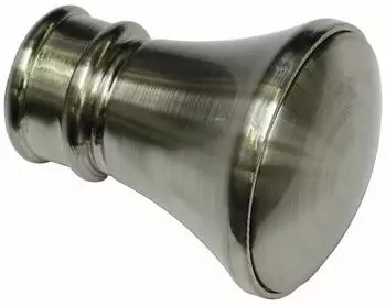 Gardinia Endstück Konus für Windsor edelstahl-optik Ø 25 mm 2 Stk.