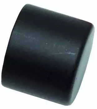 Gardinia Endkappe f&uuml;r Memphis schwarz &Oslash; 16 mm 2 Stk.