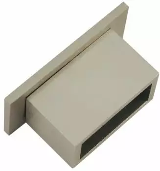 Gardinia Wandlager f&uuml;r Luxor stahl-geb&uuml;rstet 35 x 14 mm
