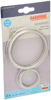 Gardinia Dekoring silbermatt &Oslash; 45 mm