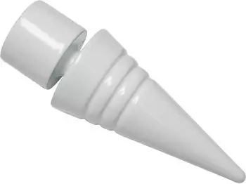 Gardinia Endst&uuml;ck Spitze f&uuml;r Chicago wei&szlig; &Oslash; 20 mm 2 Stk.