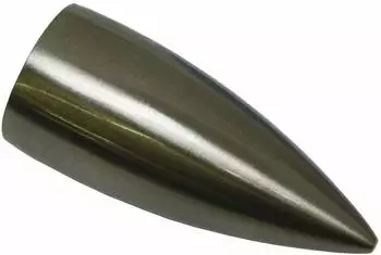 Gardinia Endstück Patrone für Memphis edelstahl-optik Ø 16 mm 2 Stk.
