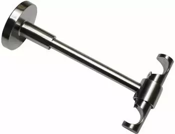 Gardinia Deckentr&auml;ger f&uuml;r Memphis edelstahl-optik &Oslash; 16 mm