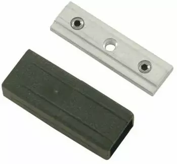 Gardinia Stangenverbinder f&uuml;r Luxor stahl-geb&uuml;rstet 35 x 14 mm