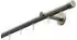 Gardinia Gardinenstangen-Set Isa 1-Lauf Ø 20 mm Edelstahl-Optik - 180 cm (36314)