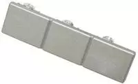 GARDINIA Gardinenstangen-Endst&uuml;ck "3-l&auml;ufig" Serie Fl&auml;chenvorhang-Technik Atlanta