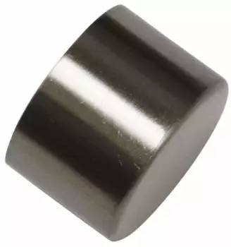 Gardinia Endkappe f&uuml;r Windsor edelstahl-optik &Oslash; 25 mm 2 Stk.