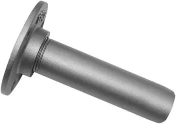 Gardinia Wandtr&auml;ger f&uuml;r Industrial Home silber &Oslash; 25 mm