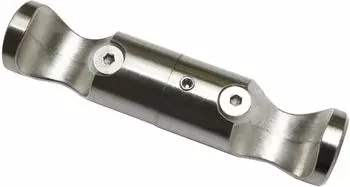 Gardinia Adapter f&uuml;r Deckentr&auml;ger Chicago edelstahl-optik &Oslash; 20 mm