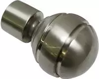 GARDINIA Gardinenstangen-Endst&uuml;ck "Kugel" Serie Einzelprogramm Chicago &Oslash; 20 mm